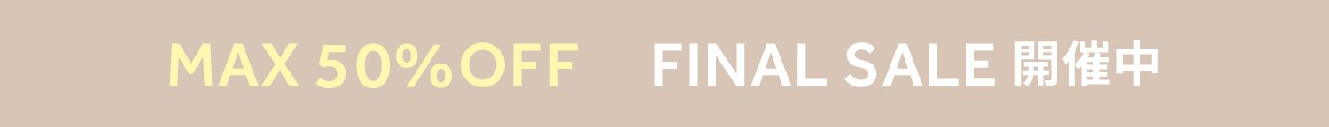 SUMMER SALE MAX40% OFF