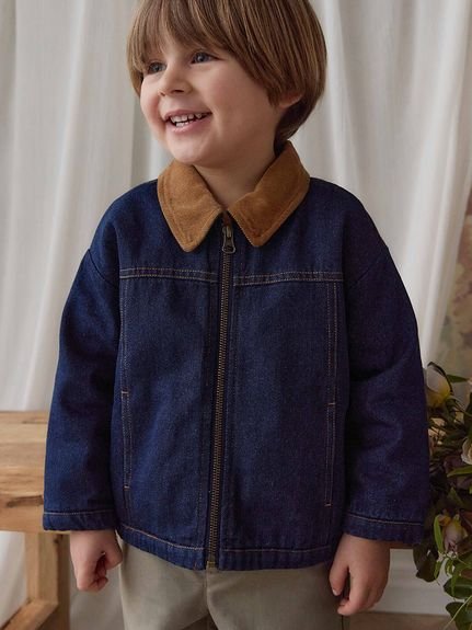 【ベビー＆キッズ】デニムジャケット Mid Indigo Denim（80～100cm）